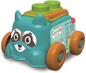 Clementoni Soft Clemmy - Emmer met Bouwset en Hondje - Zachte Stapelblokken - Speelgoed voor Baby’s vanaf 6 maanden