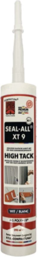 SEAL-ALL® XT 9 HIGH TACK krachtige elastische lijmkit met hoge aanvangskleefkracht