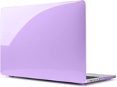 Laptophoes - Geschikt voor MacBook Air 2022 Hoes - Case voor 13.6 inch Air met M2 Chip (2022) - Model A2681 - Paars