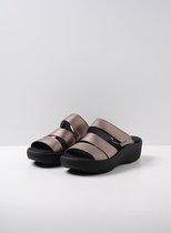 Wolky Slippers Aporia brons leer