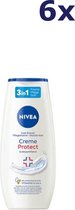 Gel Douche Nivea - Crème Protect & Dexpanthénol - 6 x 250 ml