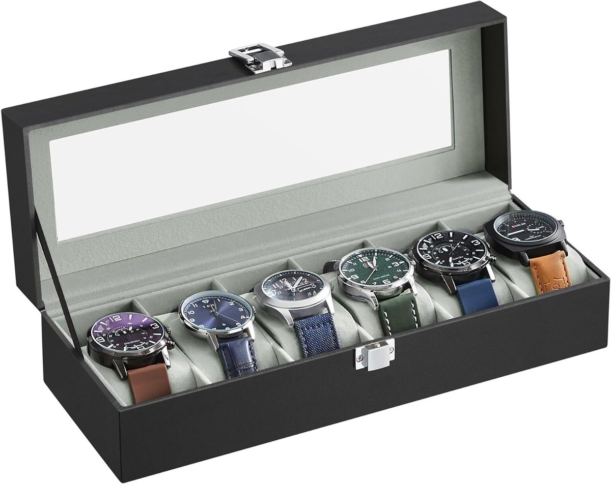 horlogebox - horlogekussen, horlogekast \ horloge doos 11.2D x 30W x 8H centimetres