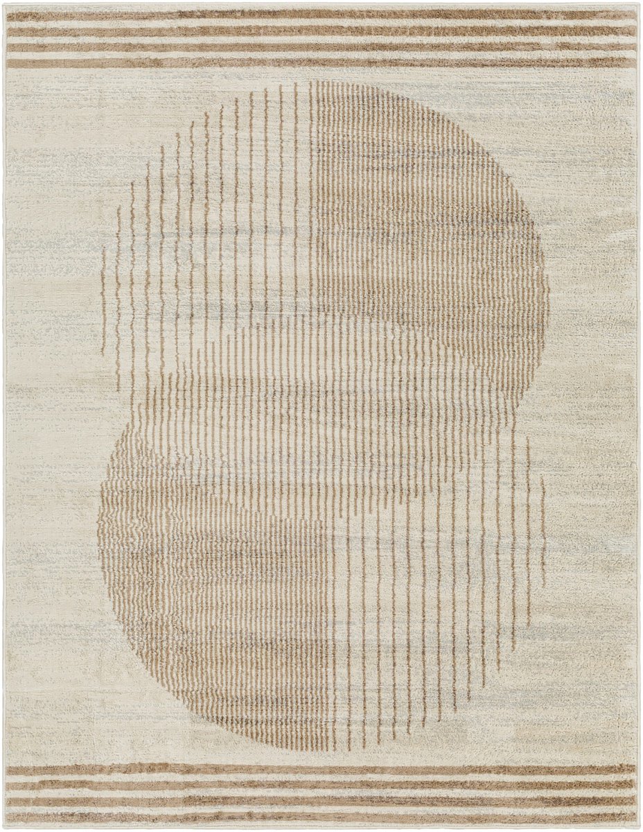 SURYA Enso2 vloerkleed modern scandinavisch beige bruin