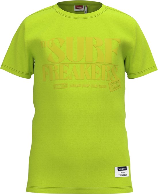 Vingino T-shirt Hacmo Jongens T-shirt - New neon yellow - Maat 128