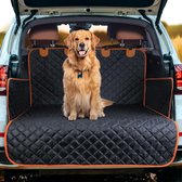 Kofferbakbescherming voor honden, met zijbescherming en bumperbescherming, universele hondendeken, kofferbak, antislip, water- en krasbestendig, kofferbakbeschermingsmat voor combi, bestelwagen