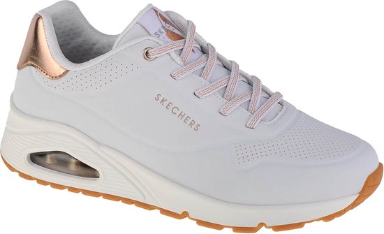 Skechers Uno-Shimmer Away 155196-WHT, Vrouwen, Wit, Sneakers, maat: 35,5
