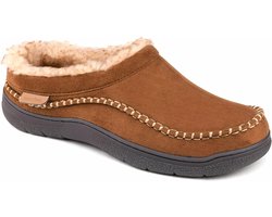 Comfeet mocassin sloffen voor heren - kastanjebruin