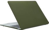 Laptophoes - Geschikt voor MacBook Air 13 inch Hoes - Case voor Air 2018-2021 (M1, A1932 t/m A2337) - Creamy Groen