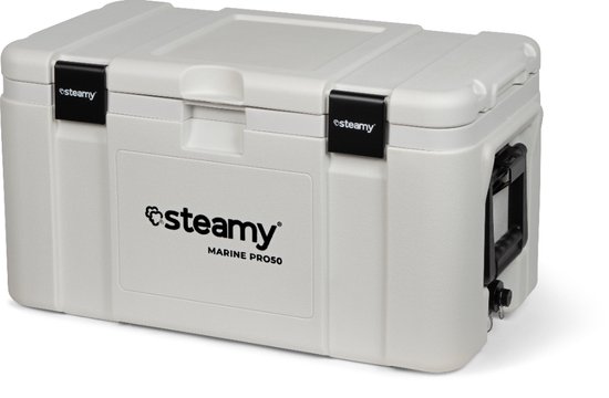 Steamy Marine Pro 50 - Grote Koelbox - Extra goed geïsoleerd - 50 Liter - Wit van Steamy — afbeelding 2