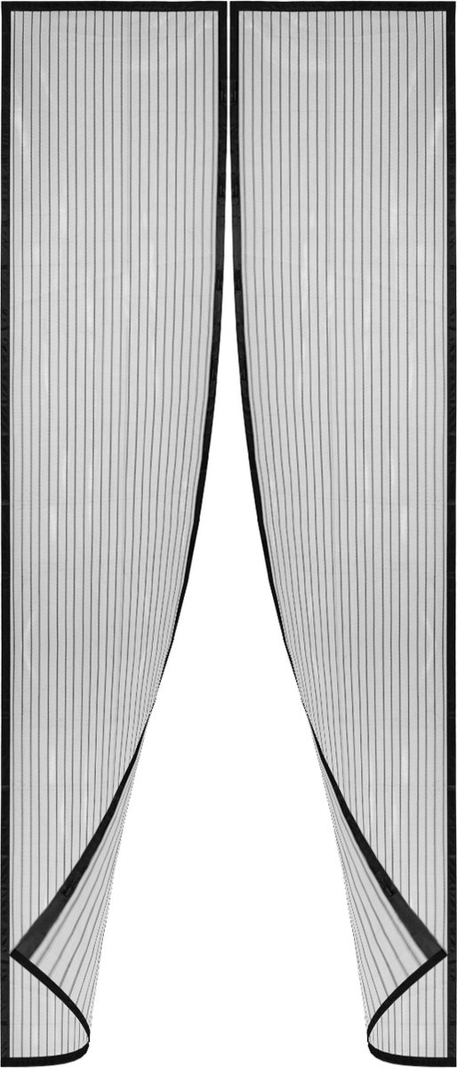 Magnetische Deurhor - 90 x 210 cm - Insectenhor Horgordijnen - Vliegengordijn Magnetisch - Lamellenhor Zonder Boren - Hordeuren - Deurgordijn