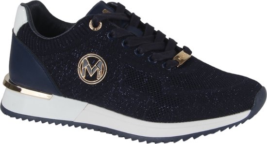 Sneaker Gitte Glitter Dames - Navy - Maat 41