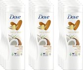 Dove Bodylotion - Coconut Oil & Almond Milk - Voordeelverpakking 12 x 400 ml