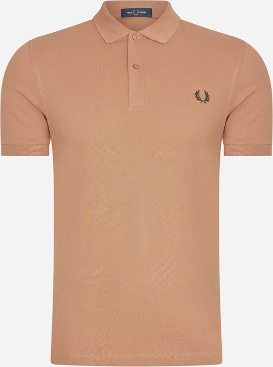 Fred Perry The Plain Fred Perry Shirt Polo's & T-shirts Heren - Polo shirt - Oranje - Maat L
