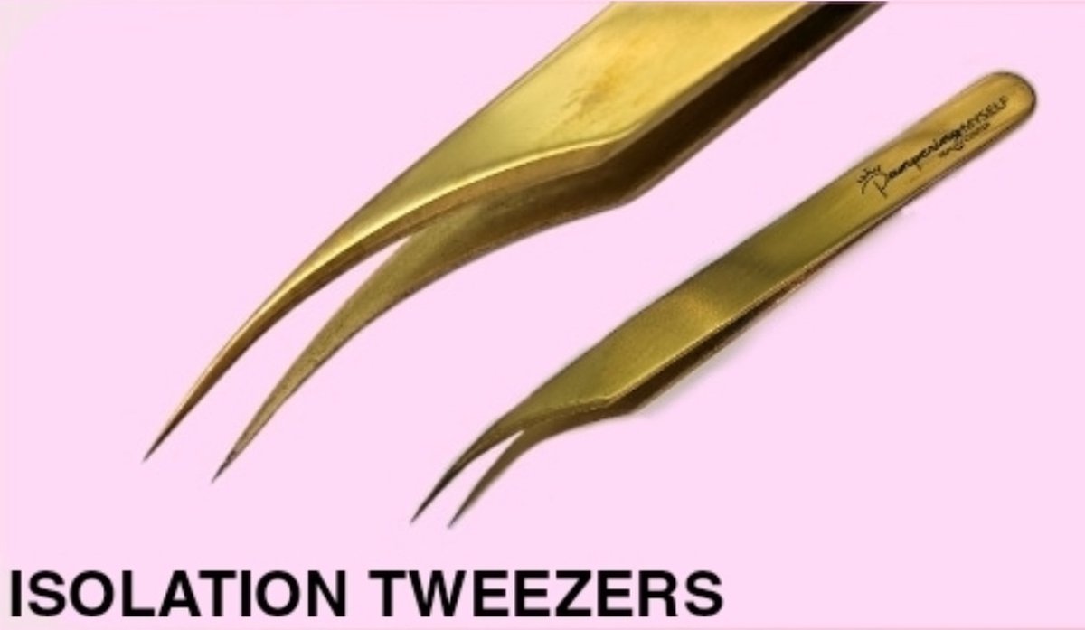 Tweezers - isolation pincet voor wimperextesion lashes