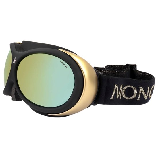 Moncler ML0130 05L Skibril Zonnebril - Dames - Heren - Zwart