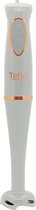 Teffo Staafmixer - 2 Snelheden & ergonomisch Handgreep, afneembare Staaf - 250Watt - Wit / Rosé Goud