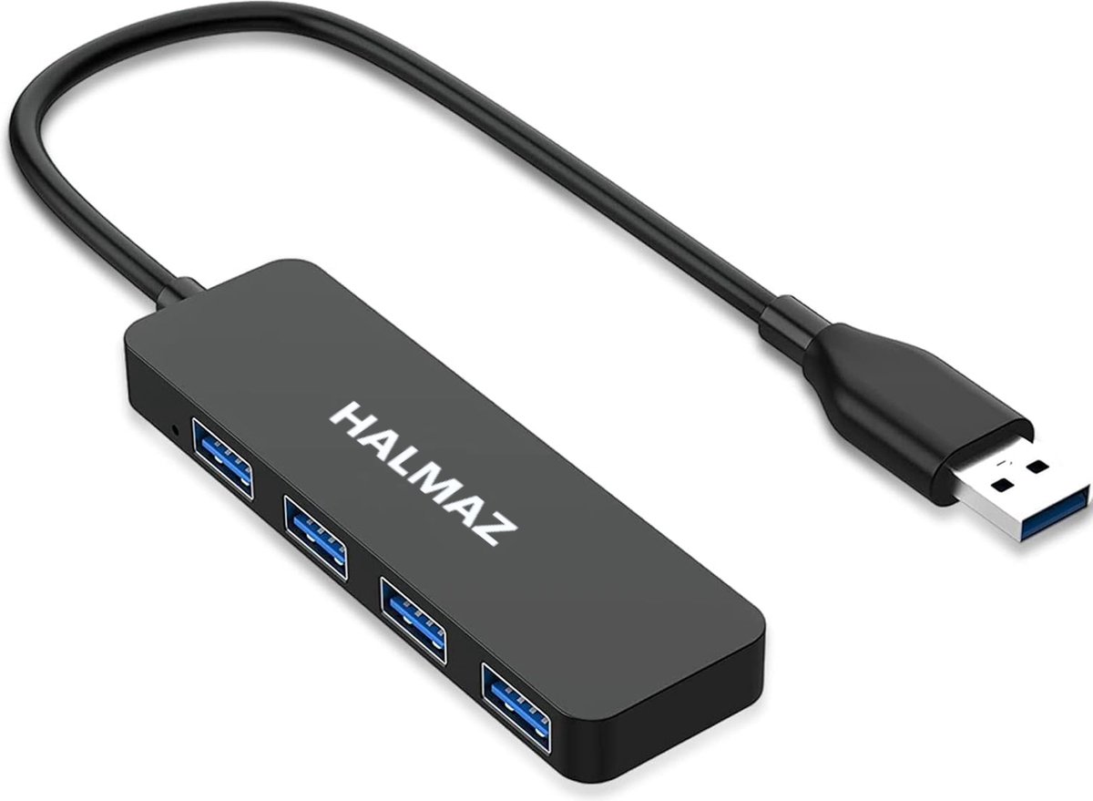 HALMAZ Usb Splitter - Usb Hub - 4 Poort - Usb Hub 3.0