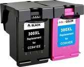 Inktcartridges Geschikt voor HP 300 / HP 300XL | Zwart en kleur - Geschikt voor Printers: HP Deskjet D1660, D2545, D5560, F2480, F4210, Envy 114, 120, Photosmart C4680, C4780 - multipack - Inktpatronen - inkt