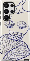 BURGA Telefoonhoesje voor Samsung Galaxy S22 Ultra - Schokbestendige Hardcase Hoesje - Marine Muse