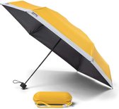 Bol.com Copenhagen Design - Paraplu Compact in Reistas - Yellow 012 - Polyester - Geel aanbieding