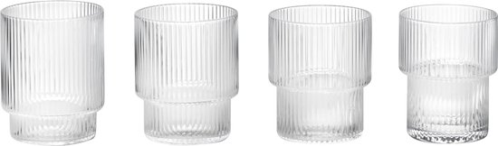 Ripple waterglas set van 6 stuks - 190ML