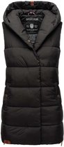 Gewatteerd & Winddicht Navahoo Madilynaa - Bodywarmer - Volwassen - Capuchon - zwart - XXL