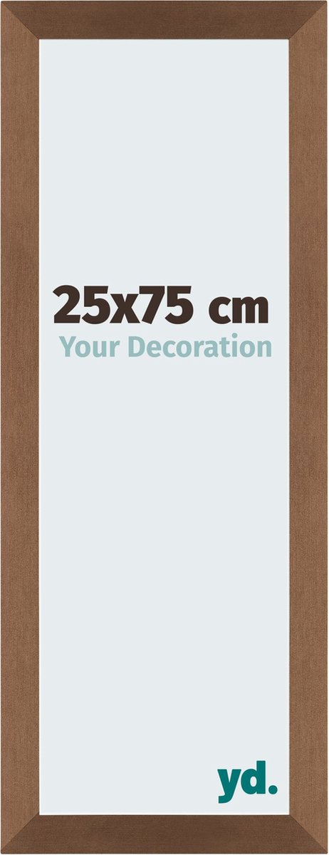 yd. Your Decoration - Fotolijst 25x75 cm - MDF - Koper Decor - Mura