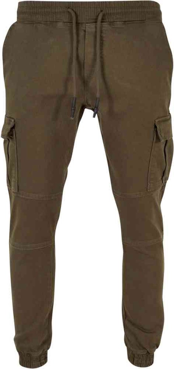 DEF - Litra Antifit Jeans Cargobroek - Taille, 33 inch - Olijfgroen
