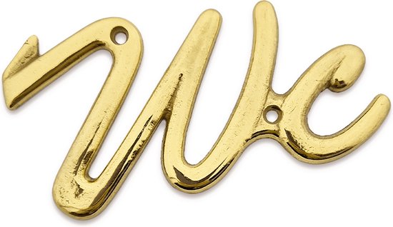 CombiCraft Cast signe texte WC - Or