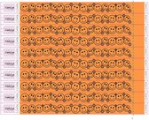 CombiCraft Bracelets Tyvek avec Smiley - Oranje - 100 pièces