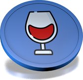 CombiCraft wijn consumptiemunten blauw - Ø29mm - 100 stuks
