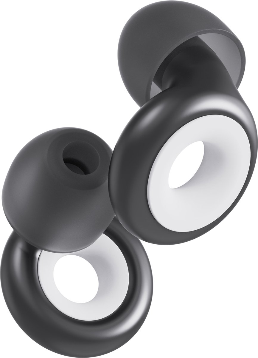 Loop Earplugs Experience Plus - premium oordoppen voor gehoorbescherming (18+5dB) in XS/S/M/L - ultra comfortabel - geschikt voor DJ's, muzikanten, concerten en concentratie - zwart