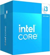 Intel Core i3 14100 - Processor - 3.5 GHz (4.7 GHz) 4 core 4P+0E - 8 threads - 12 MB cache - LGA1700 Socket - zonder koeler