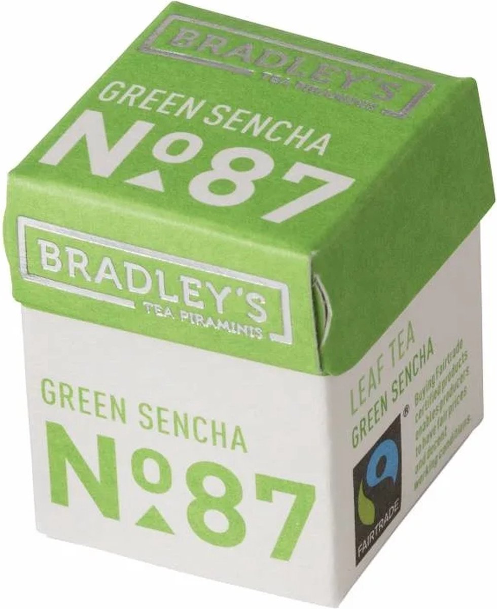 Bradley's Thee | Piramini | Green Sencha n.87 | 30 stuks