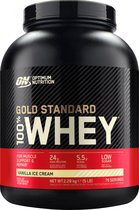 Optimum Nutrition - 100% Whey Gold Standard Protein - Crème glacée à la vanille - 2270 grammes