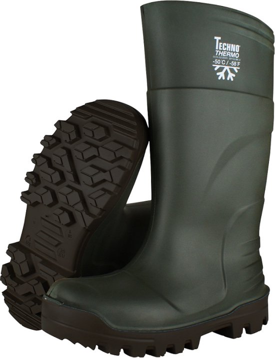 Bottes pour femmes Techno PU Boot Thermo 5540 - Vert - 48
