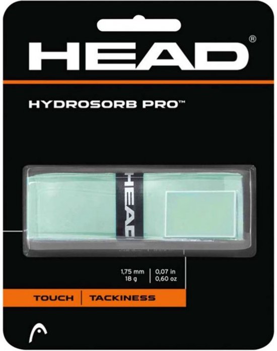 Head Hydrosorb Pro basisgrip in mintgroen met 'HEAD' logo in het midden.