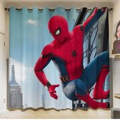 Gordijnen - Spiderman - kant en klaar - verduisterend - 2 delen - 140x100 cm