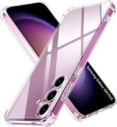 Samsung Galaxy S24 Plus Hoesje backcover Shockproof siliconen Transparant