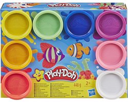 foto van Play-Doh Regenboog Klei - 8 Potjes