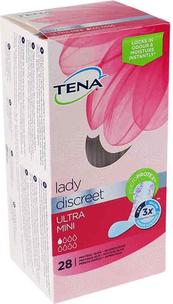 Goedkoopste TENA Discreet Ultra Mini- 2 x 28 stuks voordeelverpakking