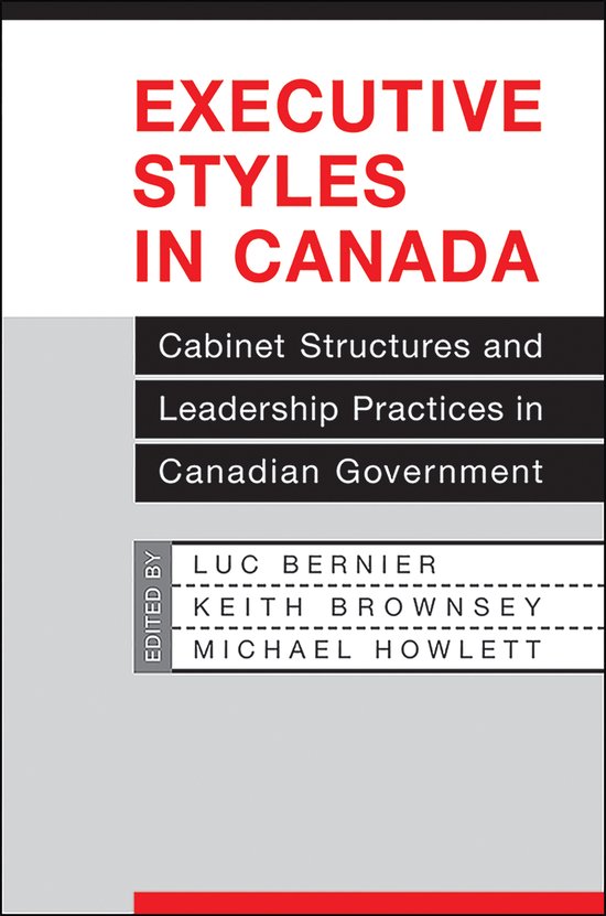 IPAC Series in Public Management and Governance- Executive Styles in Canada