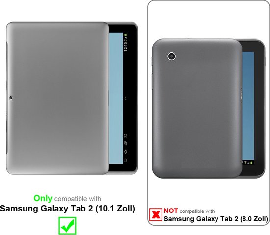 Chaîne de téléphone portable Cadorabo adaptée au Samsung Galaxy Tab 2 (10.1 Zoll) en VERT - JAUNE avec cordon de sangle réglable à accrocher autour du cou