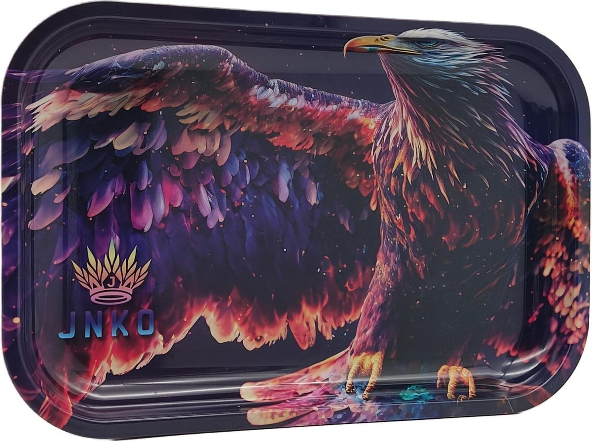 Metalen Luxe Dienblad | 29x19cm | Wilde Dieren Serie | Arend | Decoratief Dienblad | JNKO