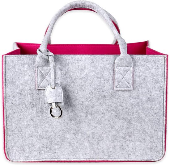 Vilten tas, grote en opvouwbare boodschappentas, shopper voor dames Vilten tas, grote en opvouwbare boodschappentas, shopper voor dames