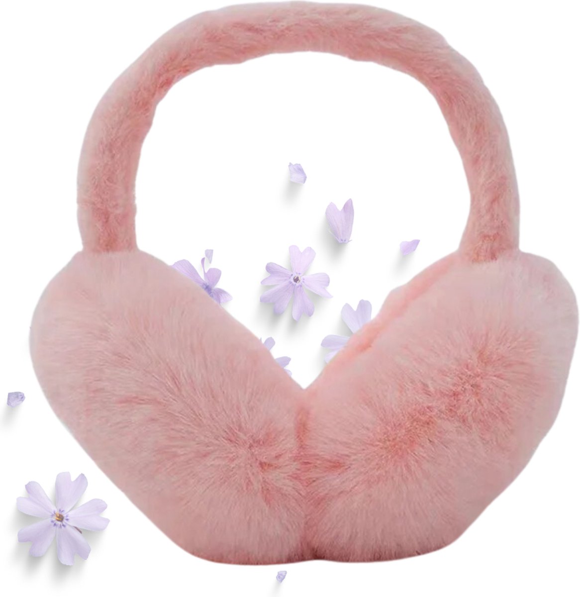 Actania Oorwarmers - Oorverwarmers - Earmuffs - Ear Warmers - Dames - Heren - Volwassenen - Winter - Lichtroze