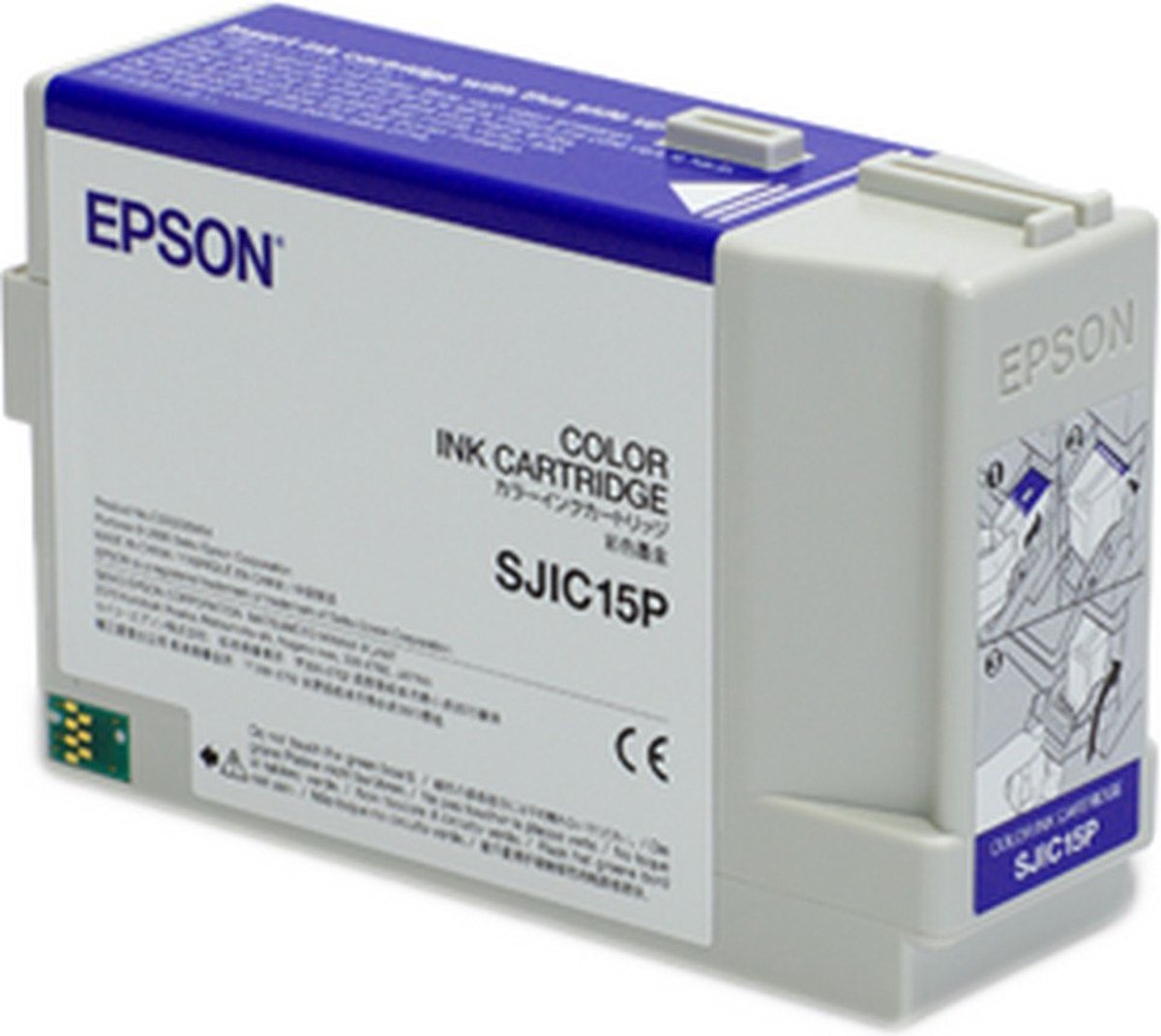 Epson - C33S020464 - SJIC15P - Inktcartridge cyaan