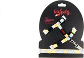 Tailpetz | Cat Harness & Lead -Mirror| Kattentuigje en lijn - One Size Fully Adjustable - Set voor Katten - Kattenharnas - Kattentuig - Kat - Harnas - collar - tuig