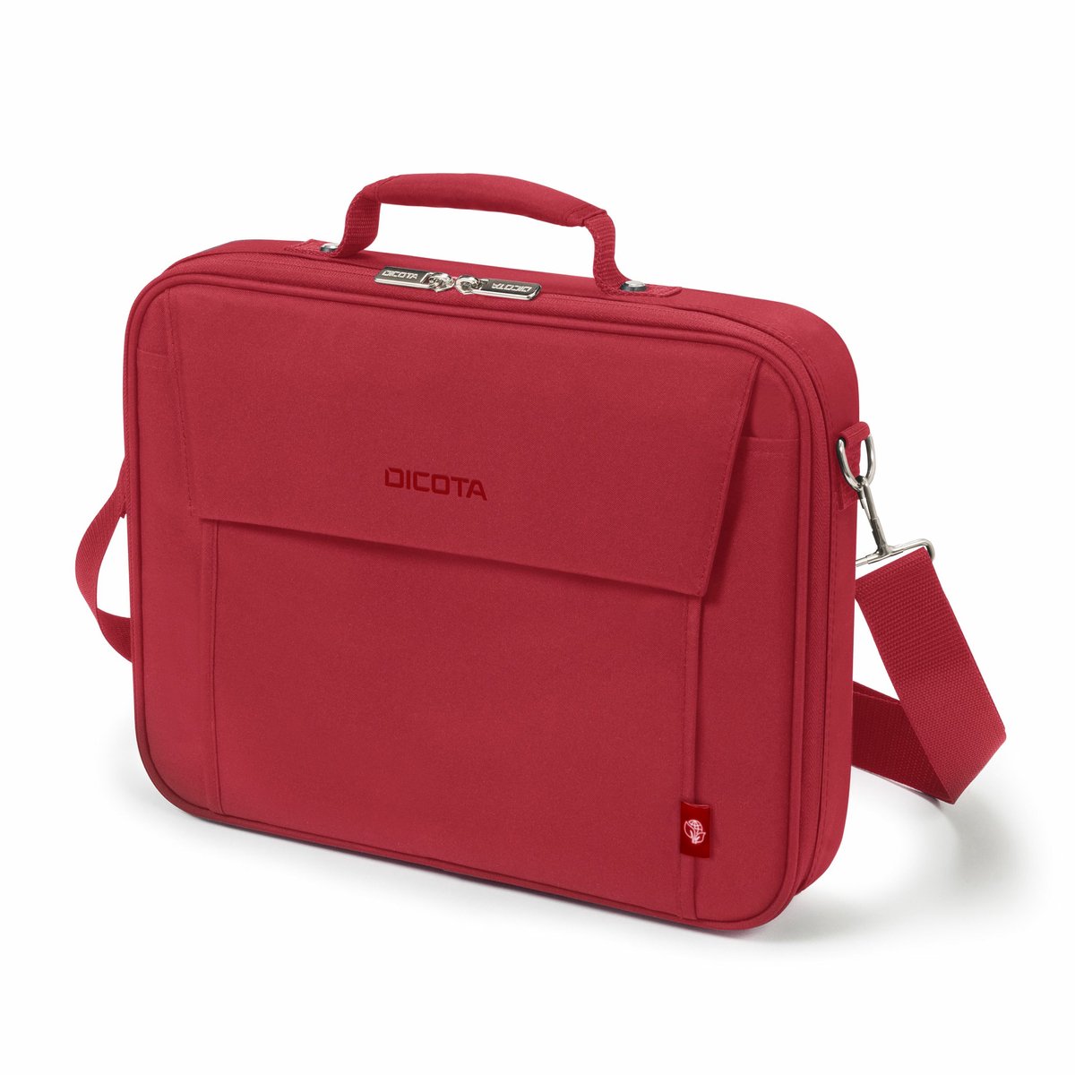 DICOTA Eco Multi BASE 39,6 cm (15.6") Aktetas Rood