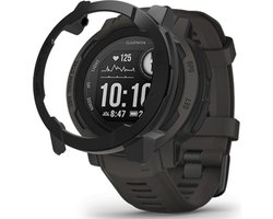 Hoesje Hard Plastic Bumper Geschikt voor Garmin Instinct 2 - Zwart